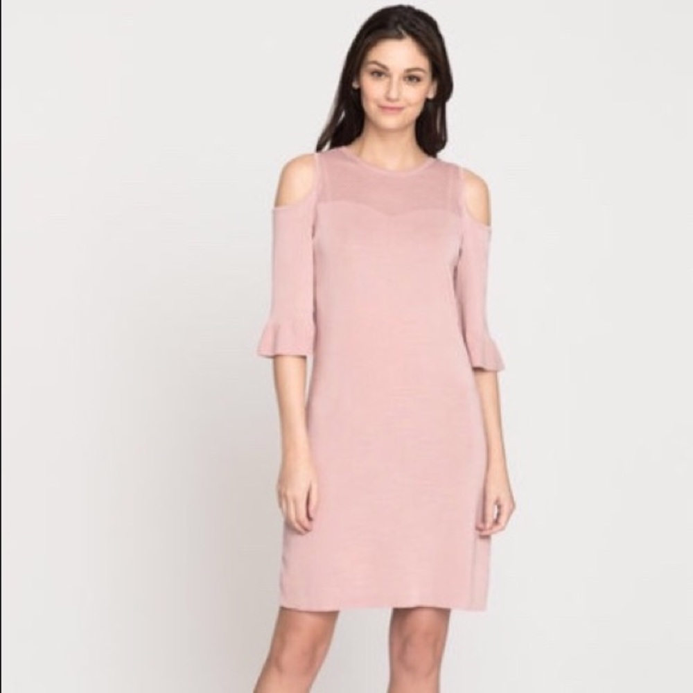 Nic + Zoe POINTELLE PATTERN DRESS